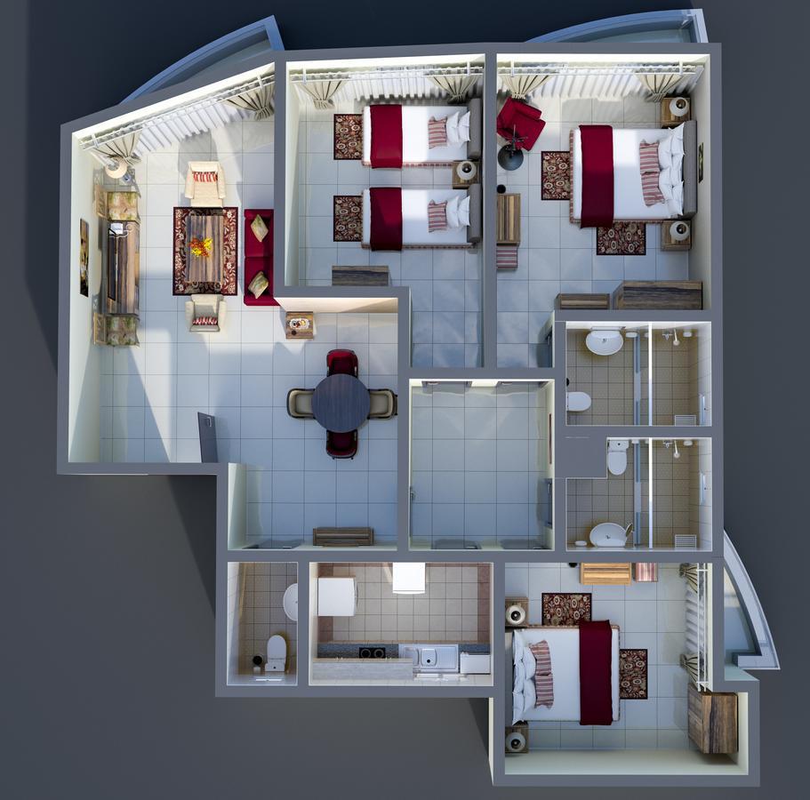 Ewan Tower Hotel Apartments Acman Dış mekan fotoğraf